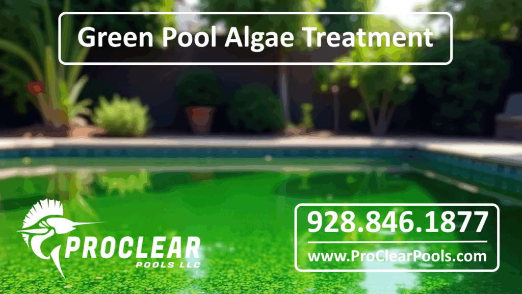 Green Pool algae Treatment in Mohave County, Arizona